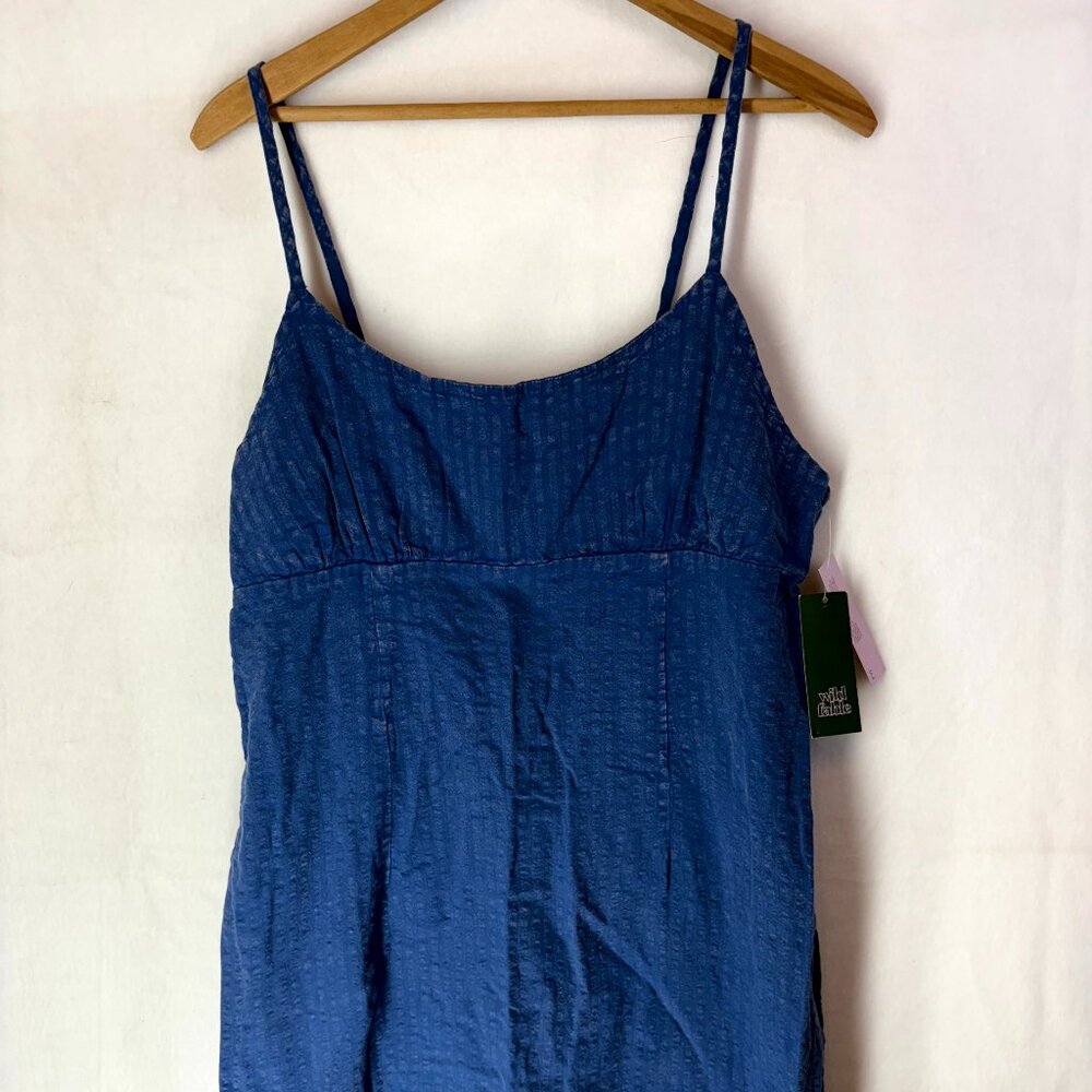 NWT Wild Fable Demin Spaghetti Strap Mini Dress - Picture 1 of 6